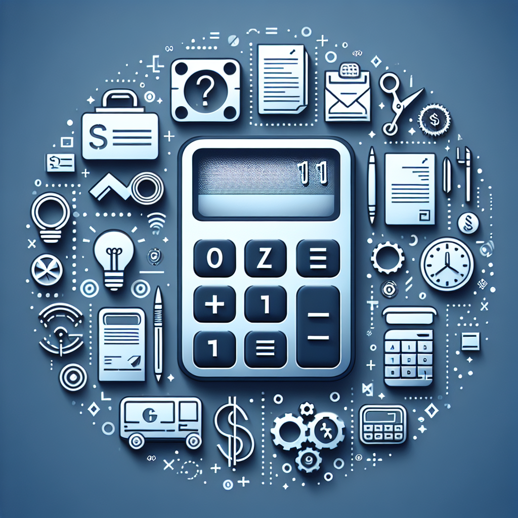 Kalkulationstools für Dienstleistungen